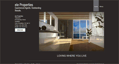 Desktop Screenshot of eleproperties.com