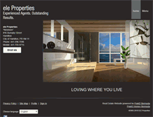 Tablet Screenshot of eleproperties.com